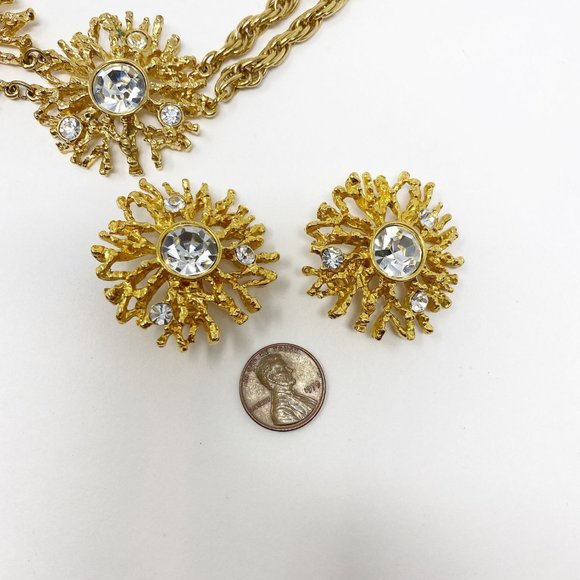 491 Vintage Avon Kenneth Jay Lane collar necklace "Regal Riches" set - Picture 6 of 10